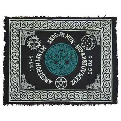 Tree of Life Ouija-Board altar cloth 24" x 30" - Skull & Barrel Co.