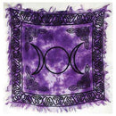 Triple Moon altar cloth 18" x 18" - Skull & Barrel Co.