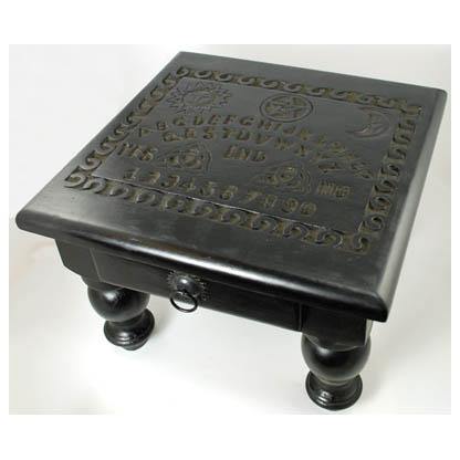Spirit Board altar table with Drawer 12" x 12" x 9" - Skull & Barrel Co.
