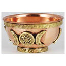 3" Triple Moon Offering Bowl - Skull & Barrel Co.