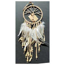 4 1/2" Tree of Life tan dream catcher - Skull & Barrel Co.