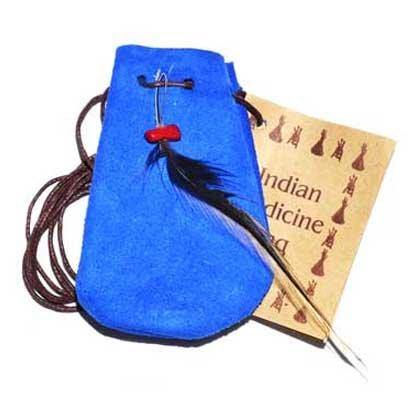 3" Medicine Dream bag Blue - Skull & Barrel Co.