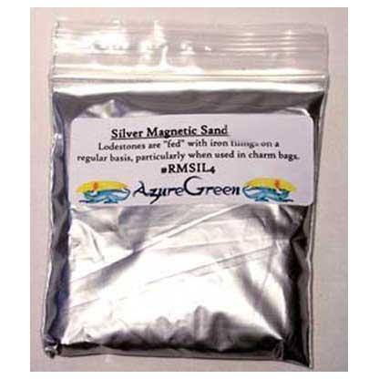 Silver Magnetic Sand (Lodestone Food)4oz - Skull & Barrel Co.