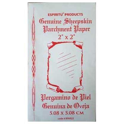 2" x 2" Sheep Skin parchment paper - Skull & Barrel Co.