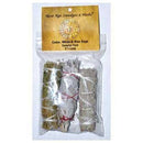 Cedar, White & Blue Sage smudge stick 3-Pack 4" - Skull & Barrel Co.