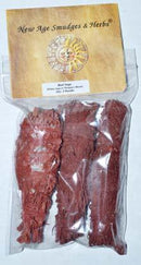White Sage Dragon's Blood Sage smudge stick 3-pack 4" - Skull & Barrel Co.
