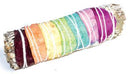 4" White Sage 7 Chakra colors stick - Skull & Barrel Co.