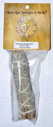 4" Sage & Frankincense smudge stick - Skull & Barrel Co.