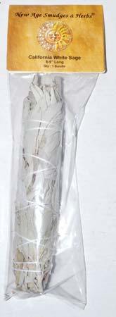 California White Sage smudge stick 7" - Skull & Barrel Co.
