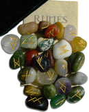 Multi-Stone Agate Gemstone Runes - Skull & Barrel Co.