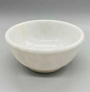 4" White Marble scrying bowl