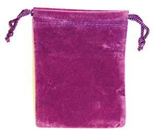 Purple Velveteen Bag - Skull & Barrel Co.
