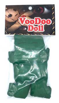 Green Voodoo Doll  5"