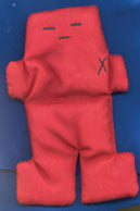 Red Voodoo Doll  5"
