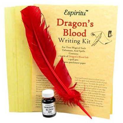 Dragon's Blood writing kit - Skull & Barrel Co.