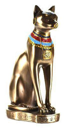 Bastet as Cat Statue 9" - Skull & Barrel Co.