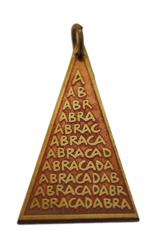 Abraca Triangle Charm for Unexpected Good Fortune - Skull & Barrel Co.
